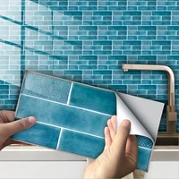 self adhesive kitchen tile sticker high temperature resistant waterproof pvc wallpaper 3d wall sticker bathroom kitchen decor