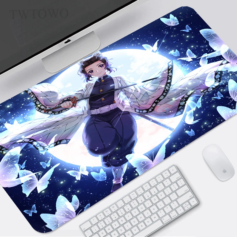 

Anime Demon Slayer Kimetsu No Yaiba Mouse Pad Gaming XL Mousepad XXL Mouse Mat MousePads Carpet Natural Rubber Mouse Mat