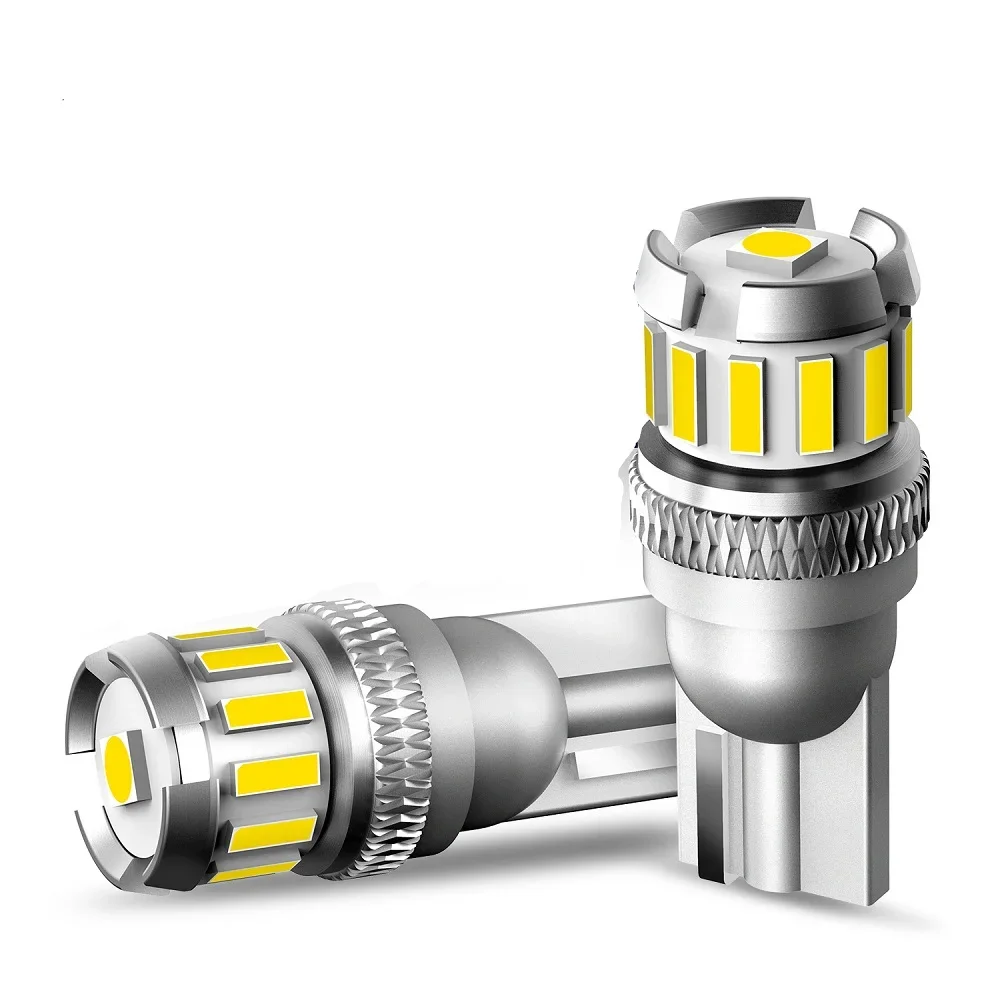 

2 Шт. Светодиодные Лампы W5W T10 Canbus 4014 3020 SMD, Белые 6500K, Для Освещения Салона Автомобиля, Без Ошибок, Универсальные