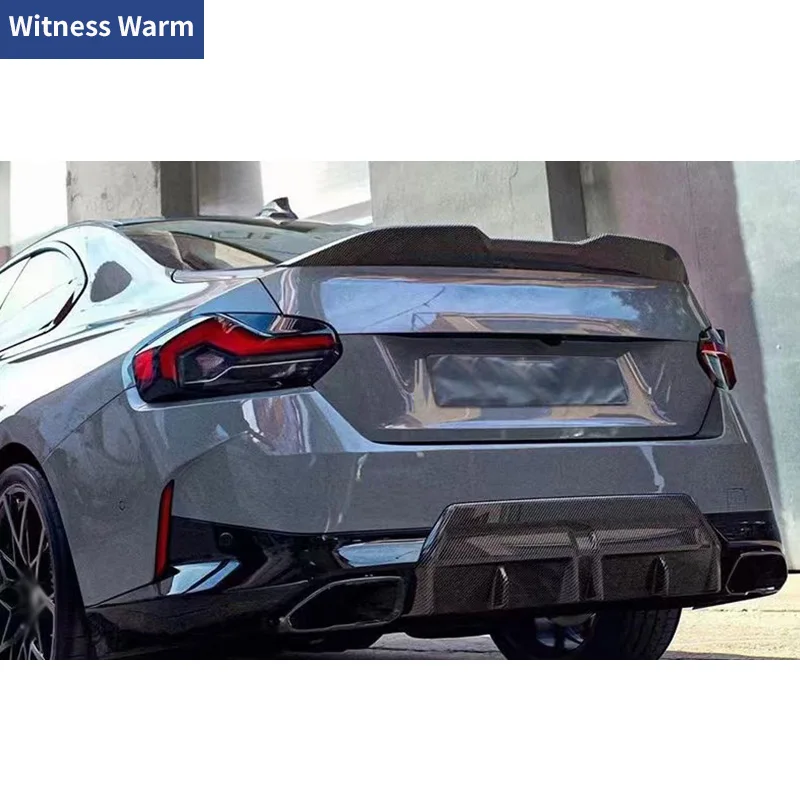 Задний спойлер багажника из сухого углеродного волокна в стиле MP для BMW 2 серии G42