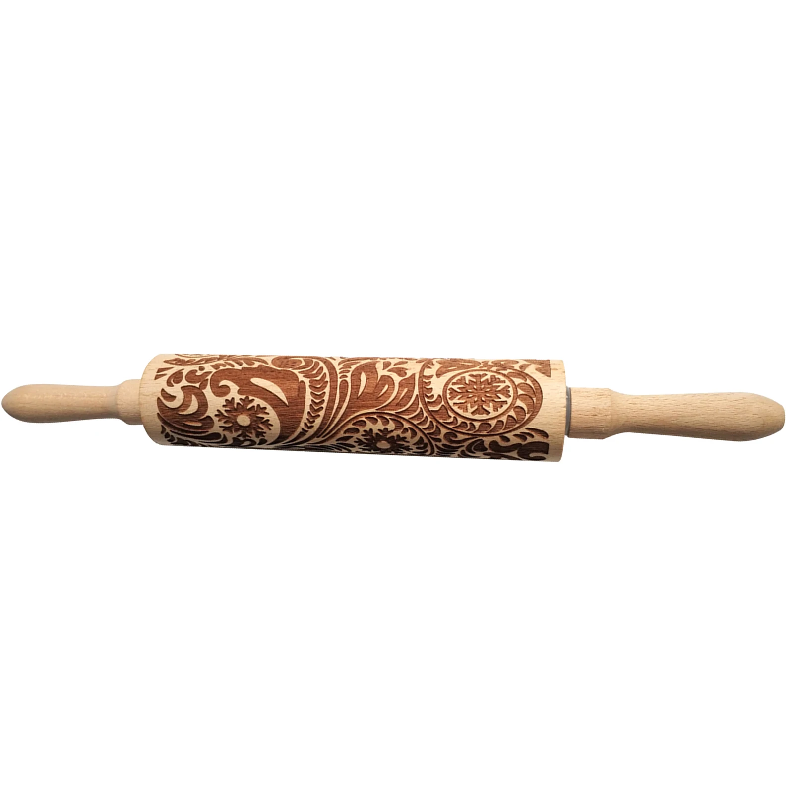 

Embossed Rolling Pin for Baking with Durable and Moisture-Resistant Material Ideal Gift for Mother Grandmother