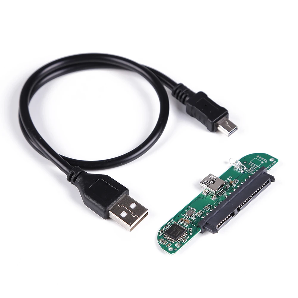 Адаптер для жесткого диска 2 5 дюйма USB 0 на SATA 7 + 15 Pin конвертер SSD совместим с