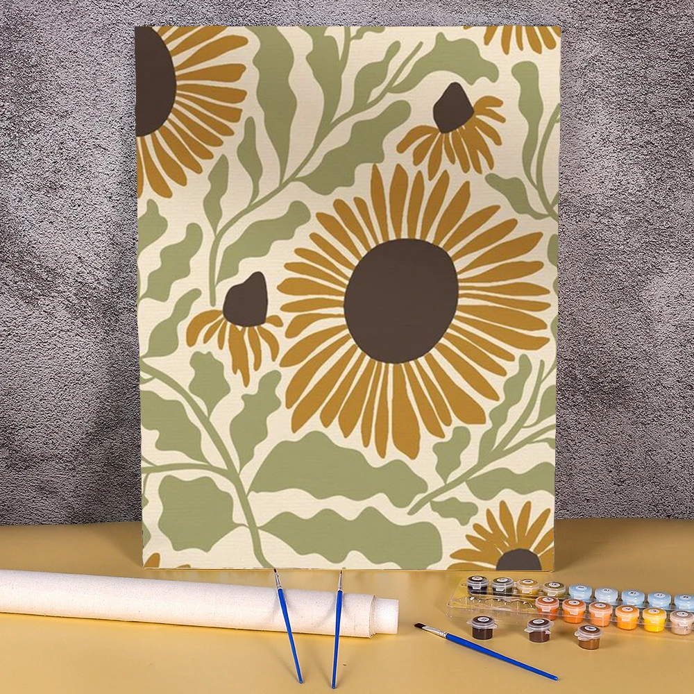 Раскраска по номерам набор акриловых картин масляные краски 40*50 картина ручная