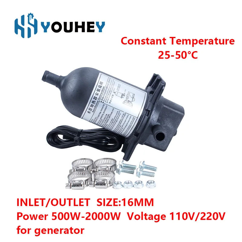 

500 Вт 1000 Вт 1500 Вт 2000 Вт Самообрующийся предварительный нагреватель Термостат Нагреватели дизельная куртка Генератор Водонагреватель 120 В 240 В 110 В 220 В