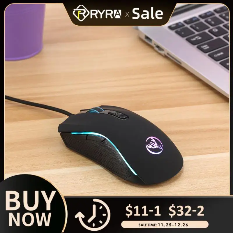 Эргономичная компьютерная мышь с подсветкой, 3200DPI