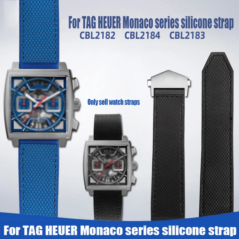 Ремешок для часов TAG Heuer Monaco Speed Series CBL2184/2183 синий браслет мужской
