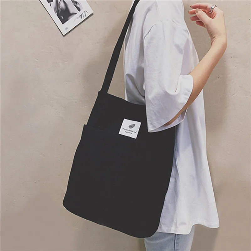

Women Solid Corduroy Shoulder Bags Shopping Bag Tote Package Crossbody Bags Purses Casual Handbag For Women Bookbag