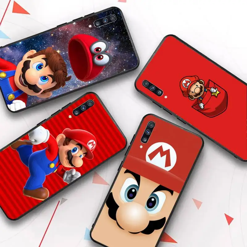 

Cartoon Game M-marioes Super Bros Phone Case for Samsung Galaxy A51 30s a71 Silicone Cover for A21s A70 10 A30 Capa