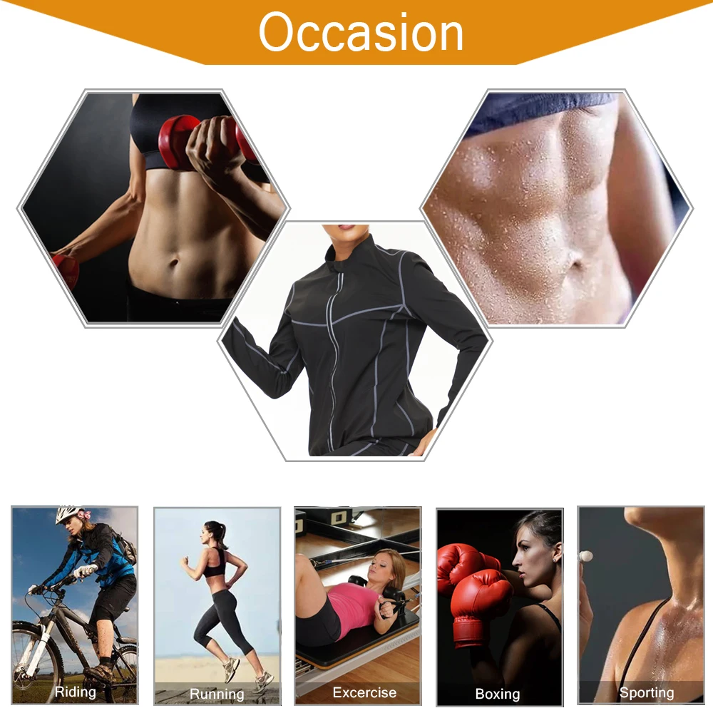 LANFEI Womens Sauna Shirt for Weight Loss Workout Tops Shapewear Fat Burning Sweat Top