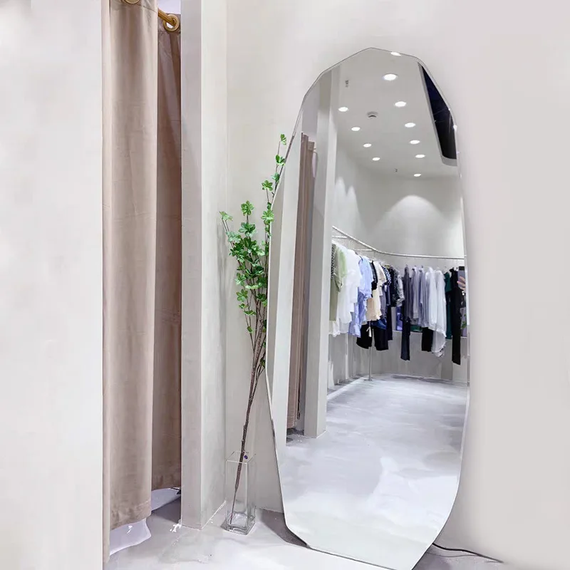 

Floor Wall Decorative Mirror Standing Living Room Shower Makeup Floor Decorative Mirror Full Body Espejo Livingroom Decoration