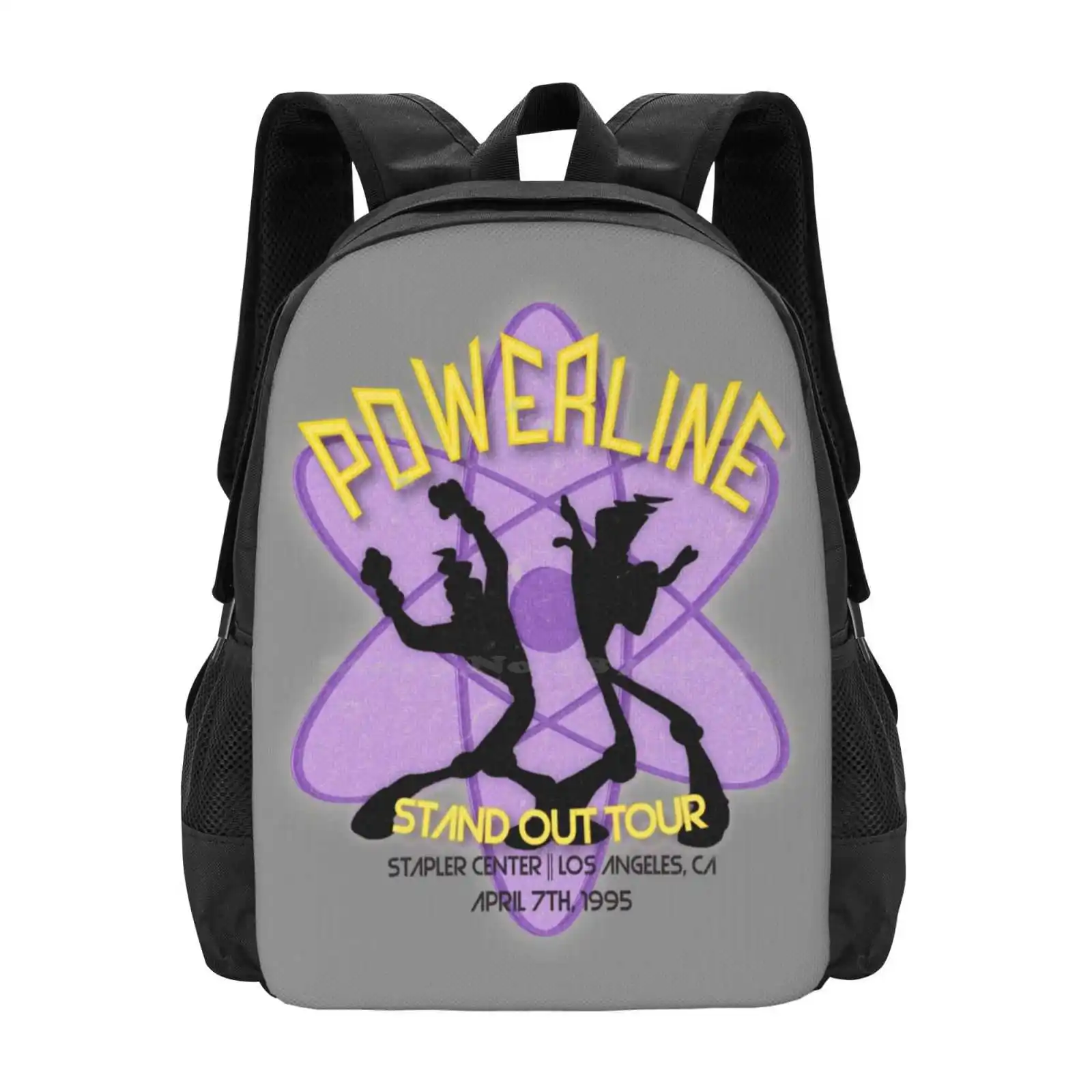 Vintage Concert Logo-A Movie Large Capacity School Backpack Laptop Bags A Movie Max Goof Vintage Logo Concert World Pluto