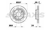 

AE0287 for 257MM ten brake disc mirror MM ELANTRA MM ELANTRA MM ELANTRA