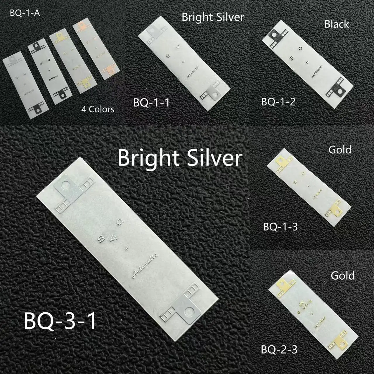 Никелевая наклейка с логотипом S для Nh35 Nh36 736 4r35 циферблат фирменная табличка