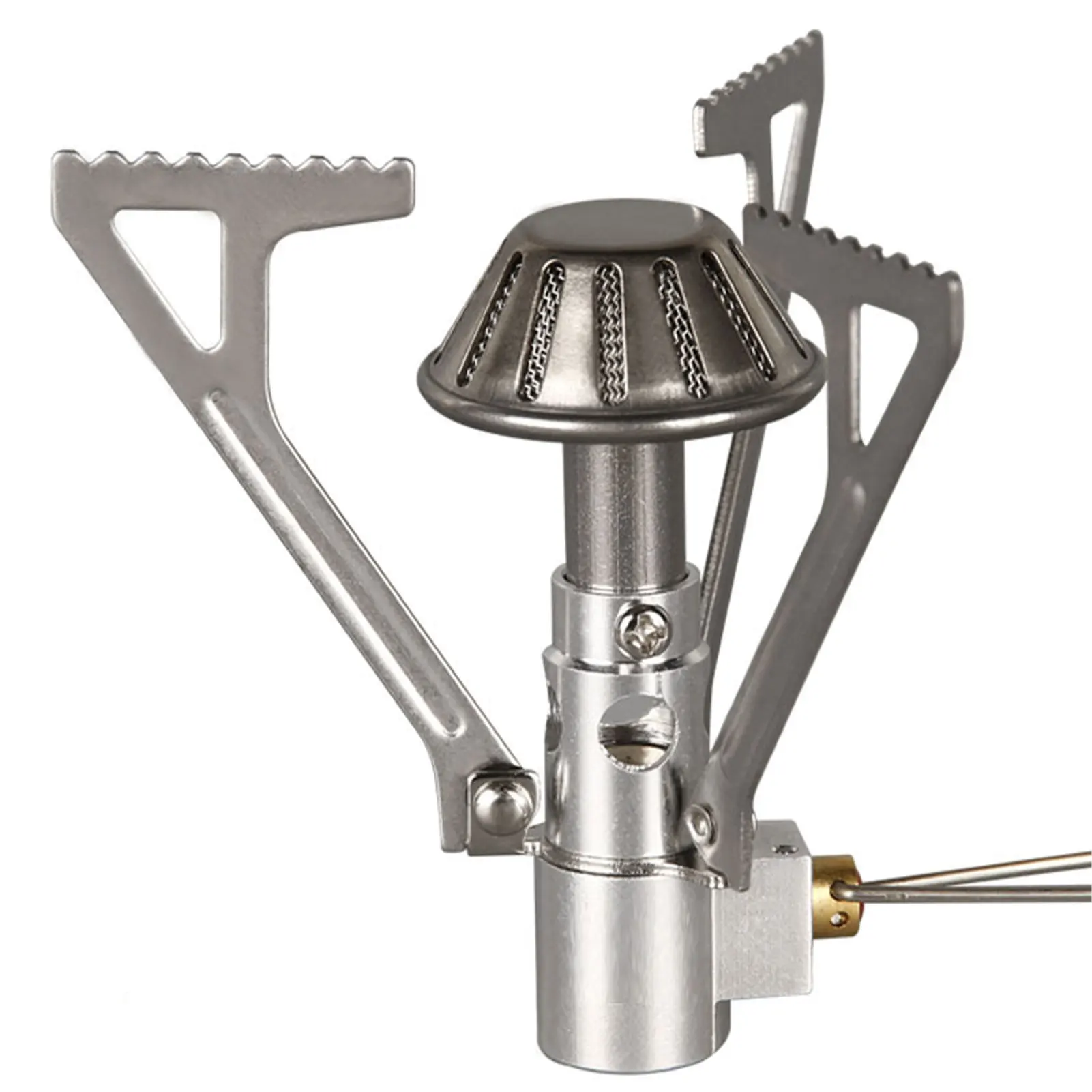 

Складная мини-плита для кемпинга, уличная кухонная утварь, съемная горелка, портативная мини-уличная складная металлическая горелка для ке...