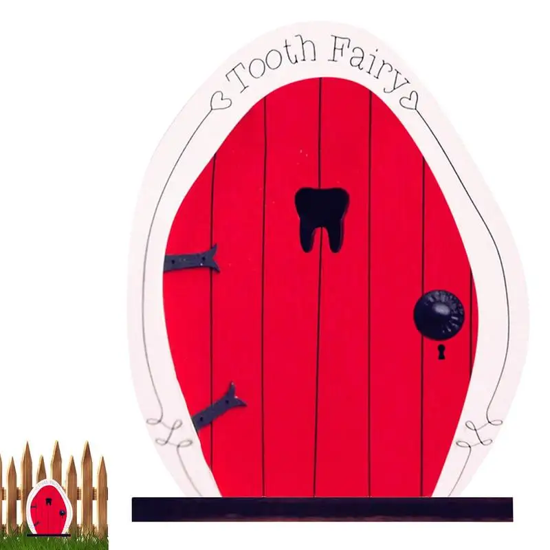 

Wood Miniature Fairy Gnome Window Door Home Creative Tree Door Home Children's Toys Garden Decoration Fairy Door Decor