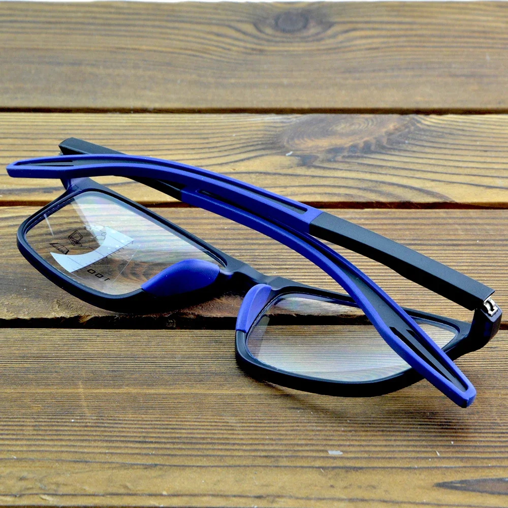 NOMANOV спортивные велосипедные очки комфортной формы Blu цветные прогрессивные для