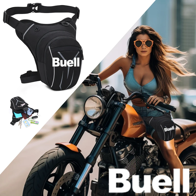 

For Buell 1125R 1125CR XB12R XB12Ss XB12Scg Ulysses XB12XT XB9 Motorcycle Waterproof Drop Waist Leg Bag Thigh Belt Hip Bum
