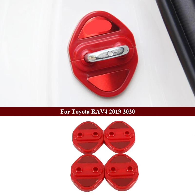 

Рамка экрана приборной панели автомобиля, хромированная внутренняя отделка, красное украшение салона автомобиля для Toyota RAV4 RAV 4 XA50 2019 2020 2021 2022 2023