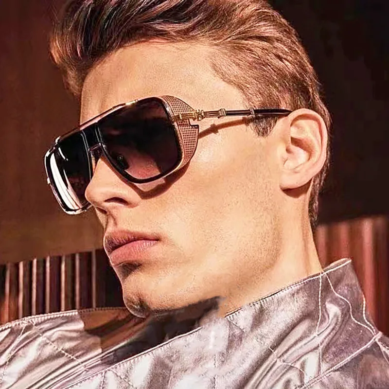 

Steam Punk Sunglasses Men's Models Anti-UV Full Package Sunscreen Sunglasses Female Tide Glasses
