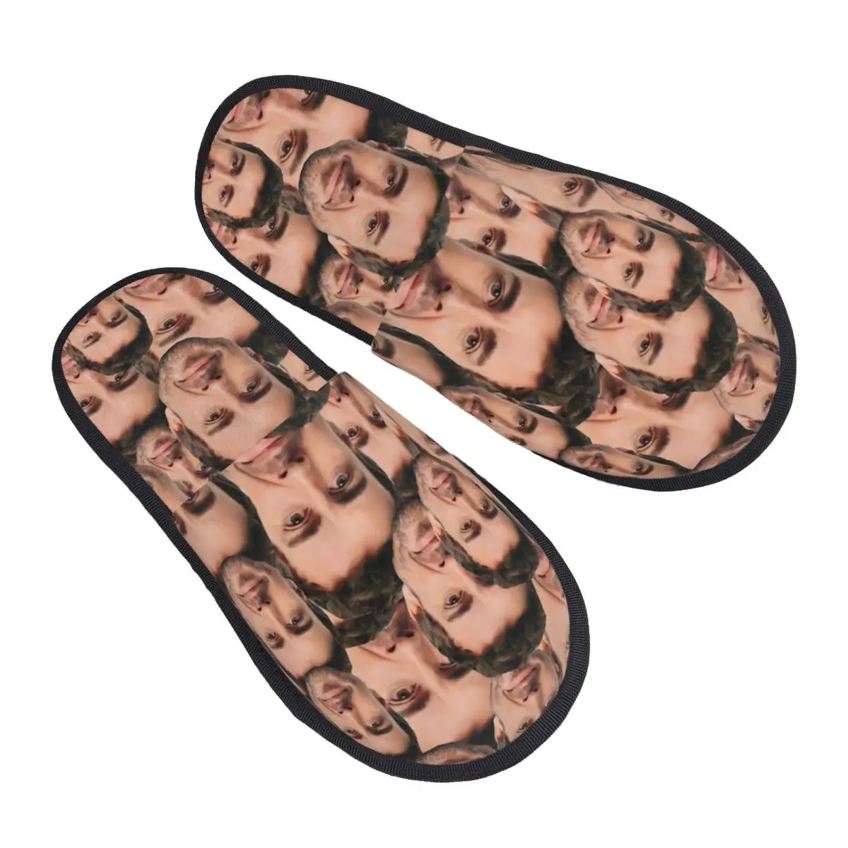 Женские домашние тапочки с принтом на заказ удобные теплые спортивные