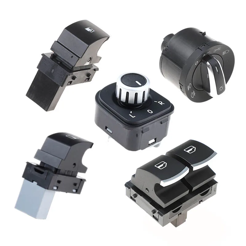 Фото Новая кнопка управления стеклоподъемником для VW JETTA GOLF PASSAT RABBIT TIGUAN 5ND959855 5K3959857 5ND959565B 1KD959833 5ND941431B №4