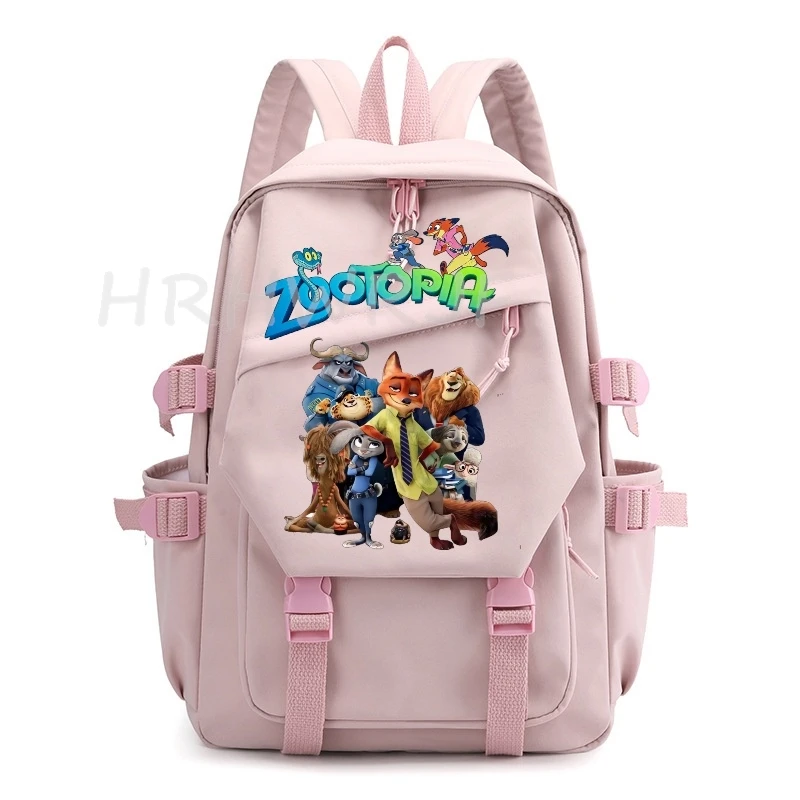 Фото Рюкзаки Judy Nick Zootopia 2, детские школьные сумки, рюкзаки для подростков, мальчиков и девочек, вместительные рюкзаки для студентов, повседневные рюкзаки для путешествий на открытом воздухе, Mochilas №4