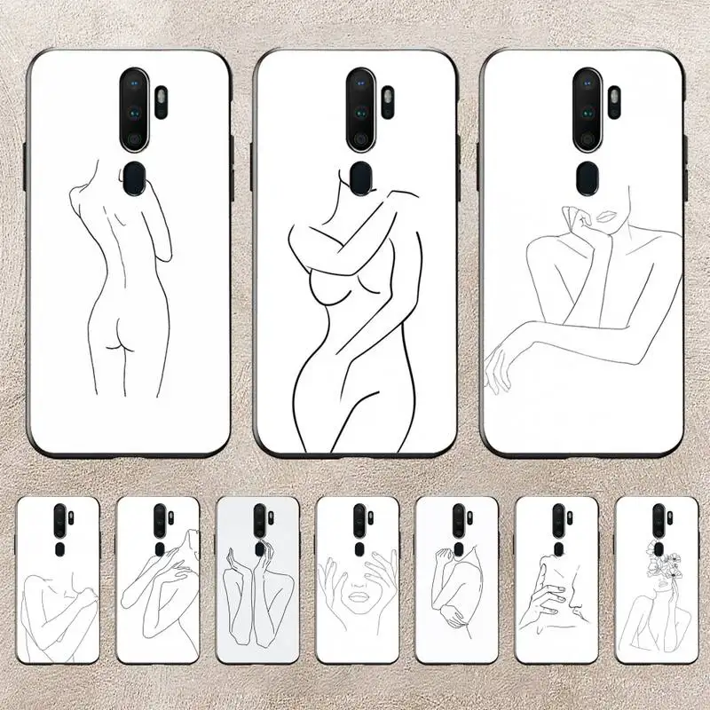 

Body Art Print Phone Case For Redmi 9A 8A 6A Note 9 8 10 11S 8T Pro Max 9 K20 K30 K40 Pro PocoF3 Note11 5G Case