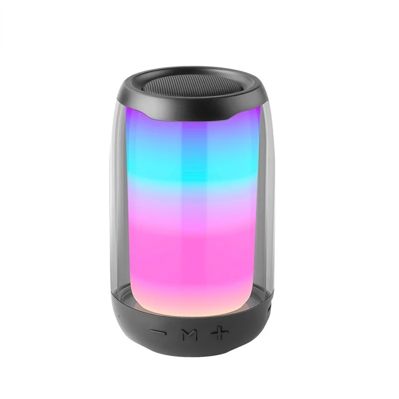 

Mini Wireless Speaker Bluetooth-compatible Speaker Portable Speaker Powerful High Outdoor Bass TF FM Radio with LED Light Sale