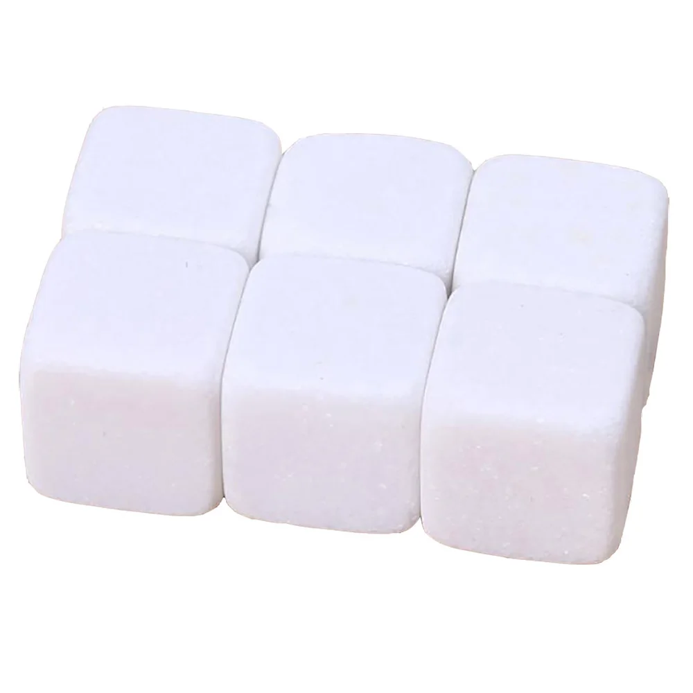 Набор многоразовых кубиков льда из камня для виски 6 шт. | Дом и сад