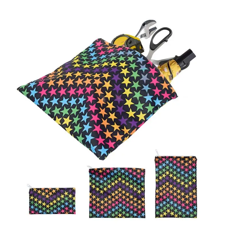 

PCS Reusable Food Wrap Bag Cloth Snack Bag Vegetable Fruit Bags Waterproof Bread Sandwich Pouch For School Camping Work Travel