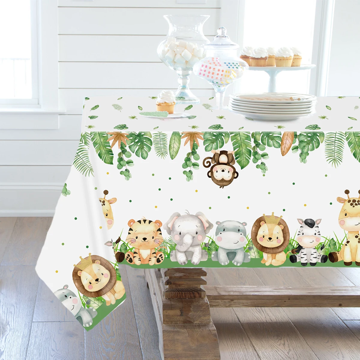 Unicorn Themed Tablecloth Happy Birthday Holiday Party Decorations for Home Table Cover Gender Reveal Baby Shower Supplies