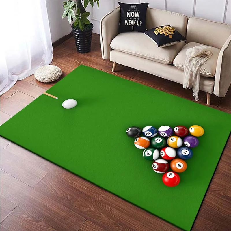 15 размеров 3D печать снукер бильярд узор коврик для гостиной ванной комнаты