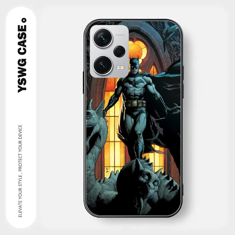 Бэтмен Брюс для Xiaomi Redmi Note 8 9 10 11 12 13 C Pro Plus K70 чехол телефона черный