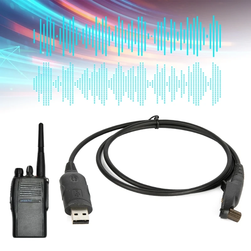 

USB Programming Cable for GP388 Portable Two Way Radio Walkie Talkie