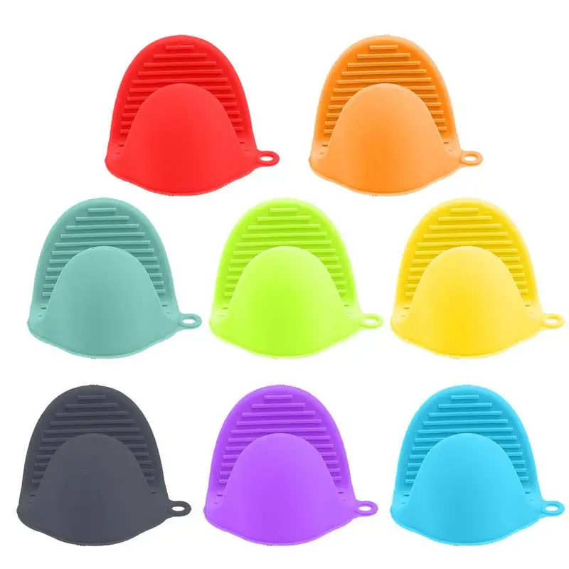 

Silicone Anti-scalding Oven Gloves Mitts Kitchen Thick Silicone Gloves Tray Dish Bowl Holder Baking Insulation Hand Clip