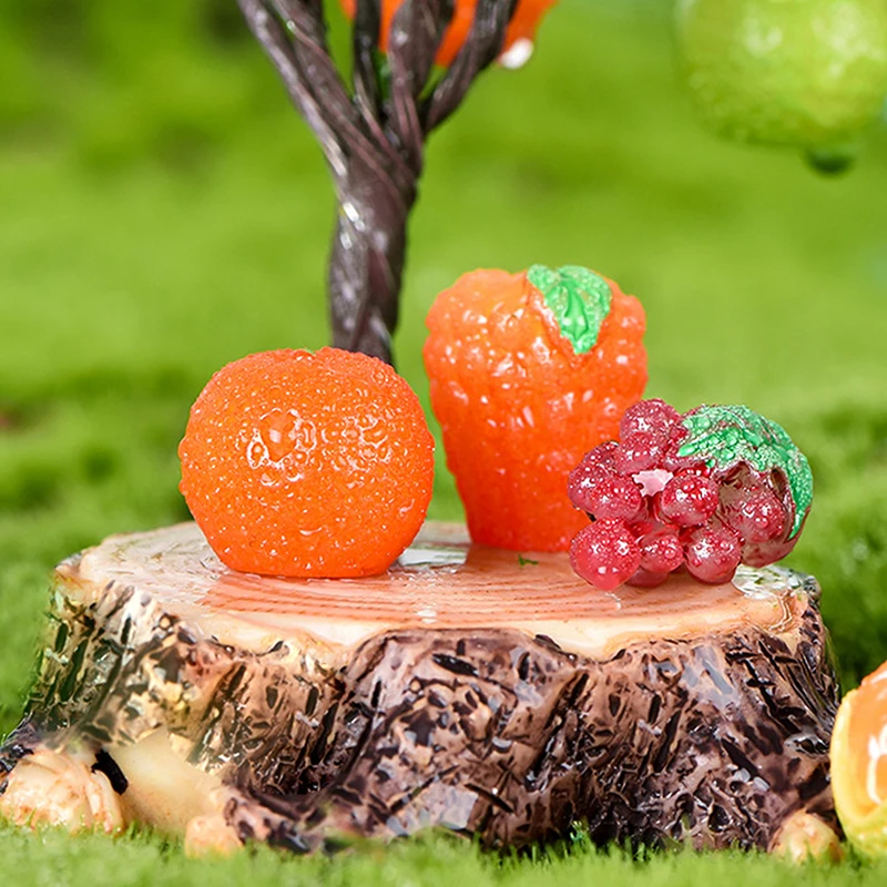 

5pcs/lot 1:12 Scale Dollhouse Miniature Mini Simulation Fruit Vegetable Model For Mini Doll House DIY Resin Decoration
