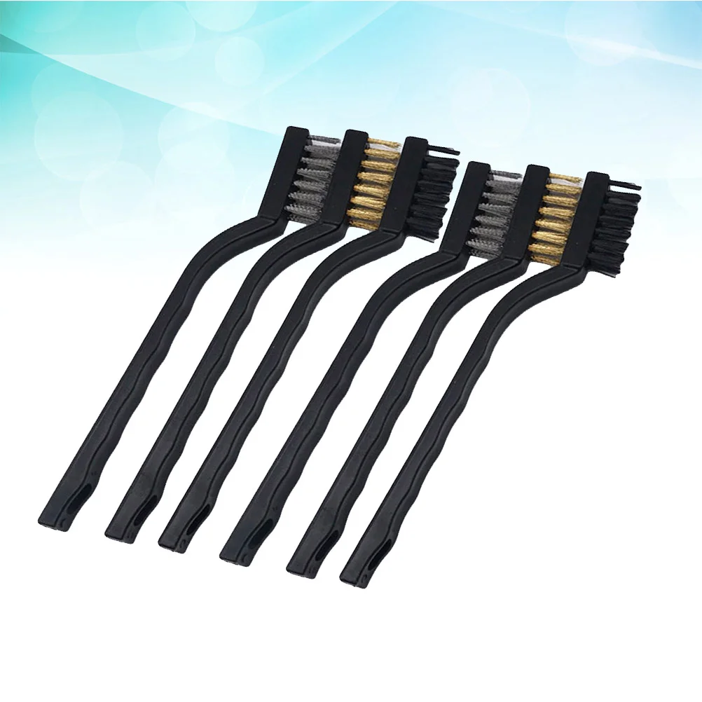 

6PCS Cleaning Brush Stainless Metal Wire Polishing Brush for 3D Extruder