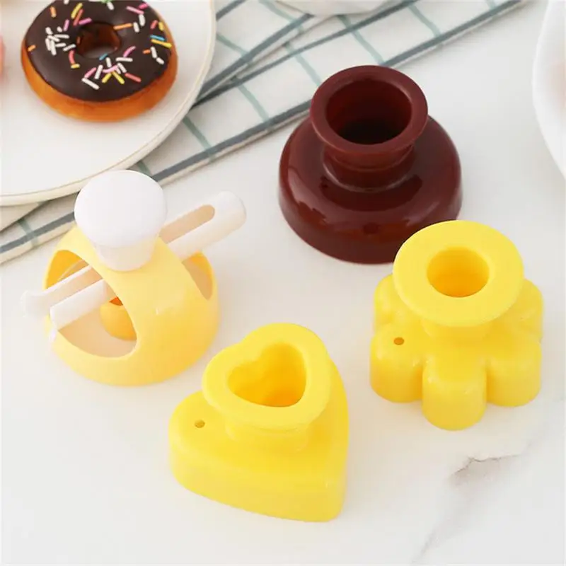 

Food Grade Doughnuts Cooking Cutter With Dipping Forceps Toast Desserts Cookie Donut Maker Mould Food Cookie Desserts Bread Diy