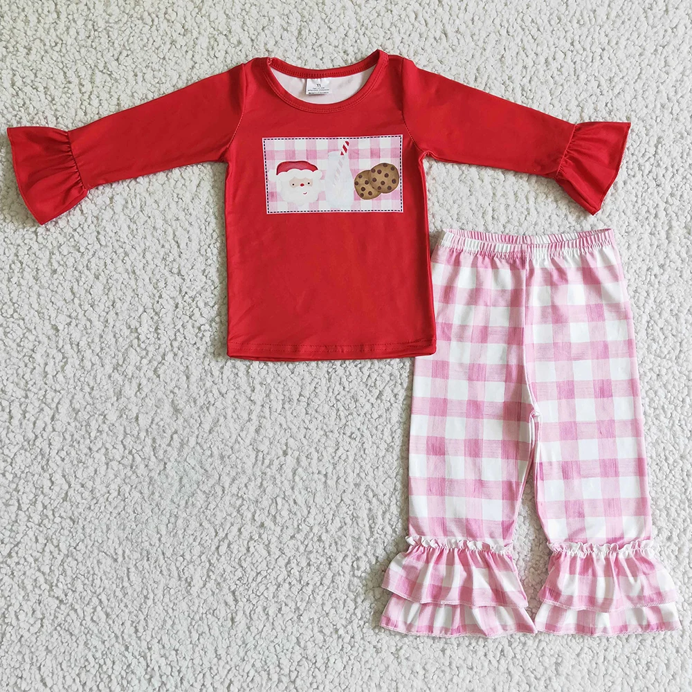 

Wholesale Children Clothing Christmas Girls Boutique Outfits Toddler Baby Girls Clothes Long Sleeve Fall Winter Kids Clothes Set