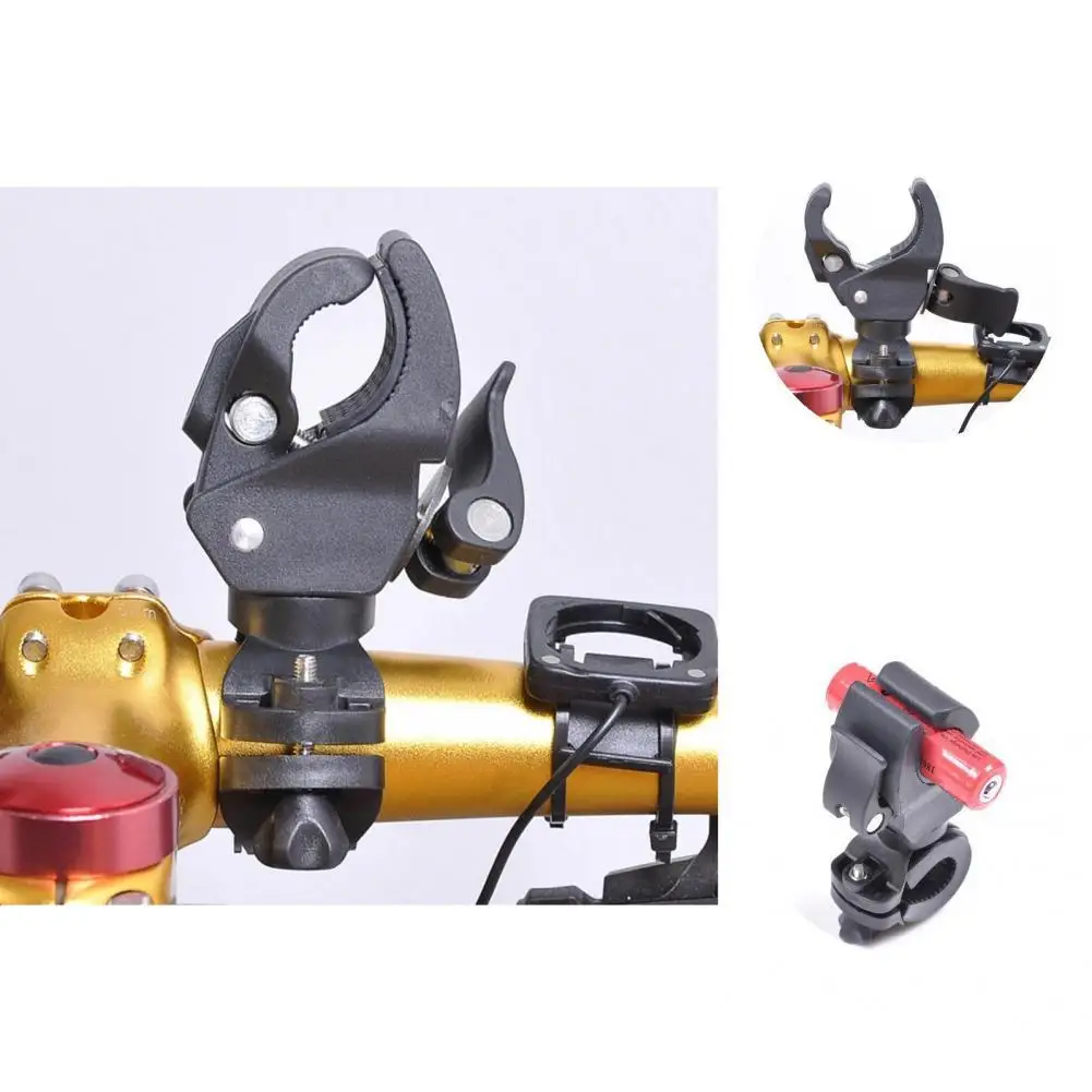 

Bike Torch Mount Practical Convenient Quick Release for Home Flashlight Clip Holder Flashlight Holder