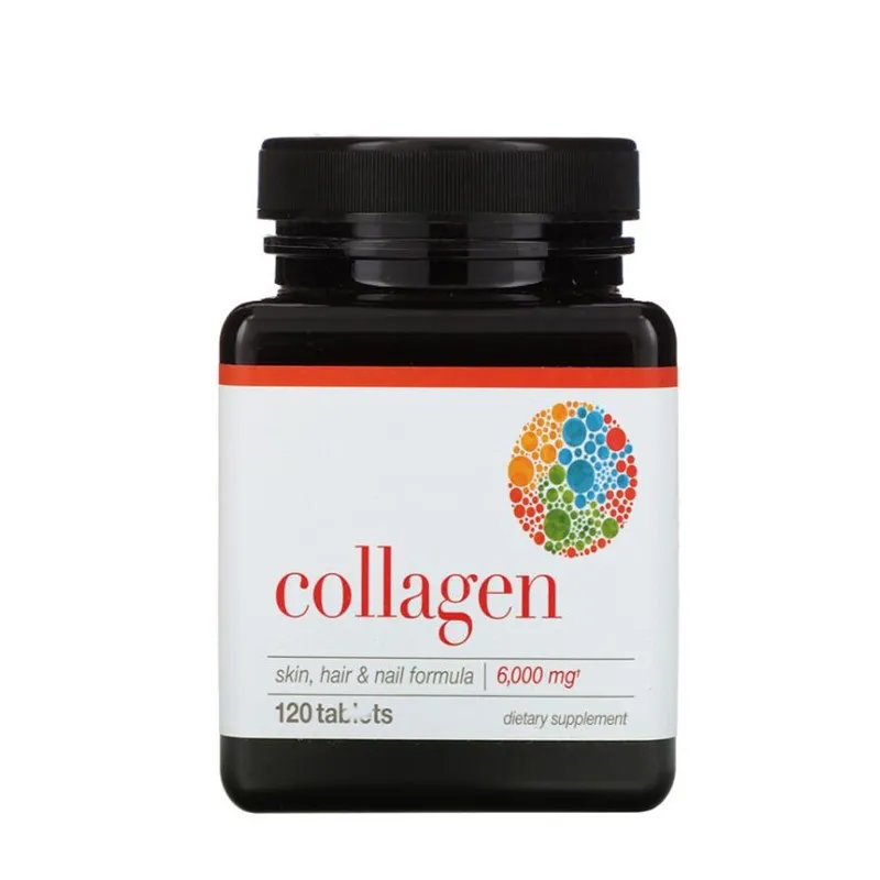 

Коллаген, против старения, для отбеливания веснушек, Удаление меланина, 6000 мг, 120 таблеток
