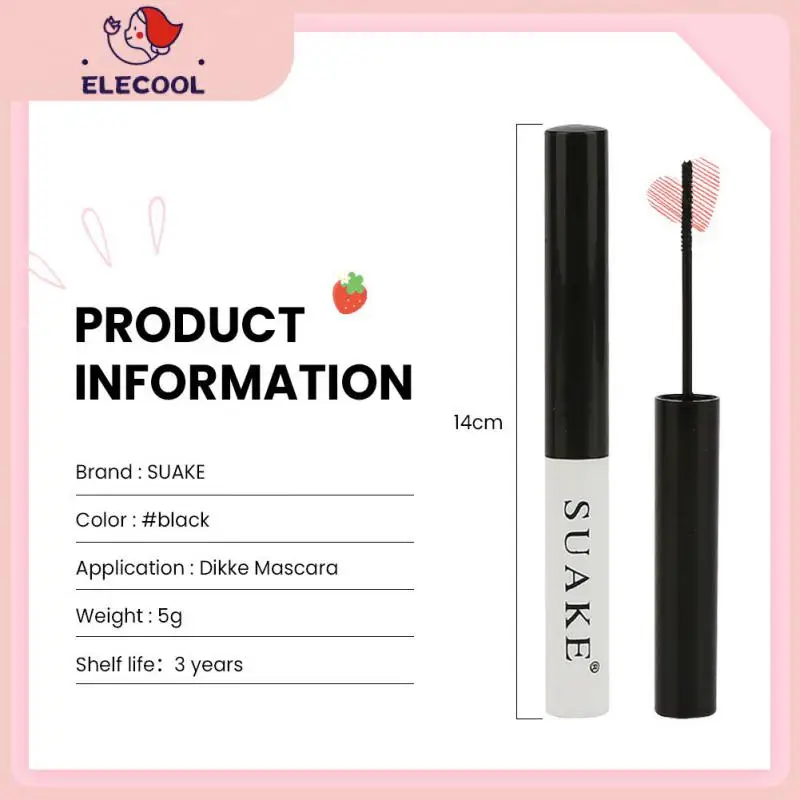 

Ultra-fine Mascara Curl Thick Lengthening Eyelash Mascara Waterproof Non-smudge Brown Natural Curling Fine Brush Mascara Makeup