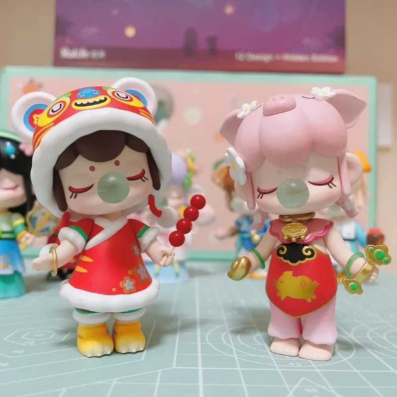 Фигурки Двенадцать 12 китайский зодиак-сюрприз счастливая забавная глухая