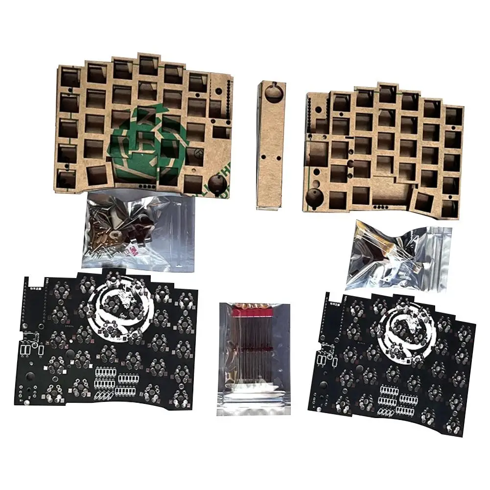 Механическая клавиатура DO52 для самостоятельной сборки с маленькими красными