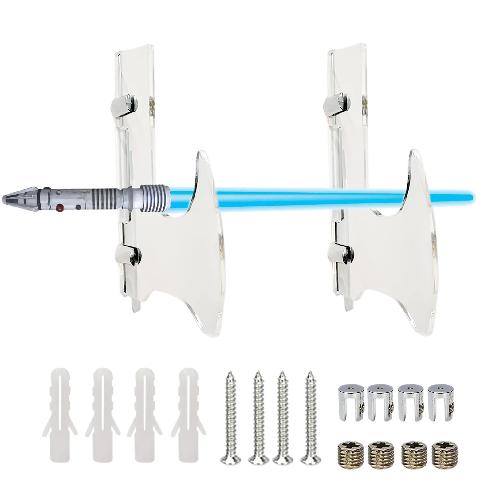 

Настенный акриловый дисплей для светового меча, настенный акриловый держатель для светового меча, подходит для мечей