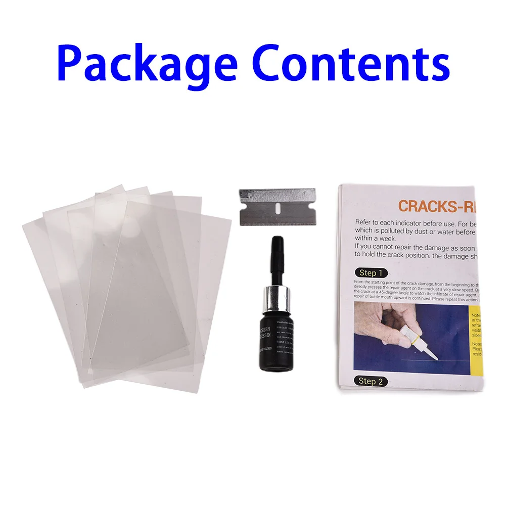 

Auto Repair Tools Glass Car Chip Cured Film DIY Fluid Kit Accessories Corrector Restore Windshield High Quality