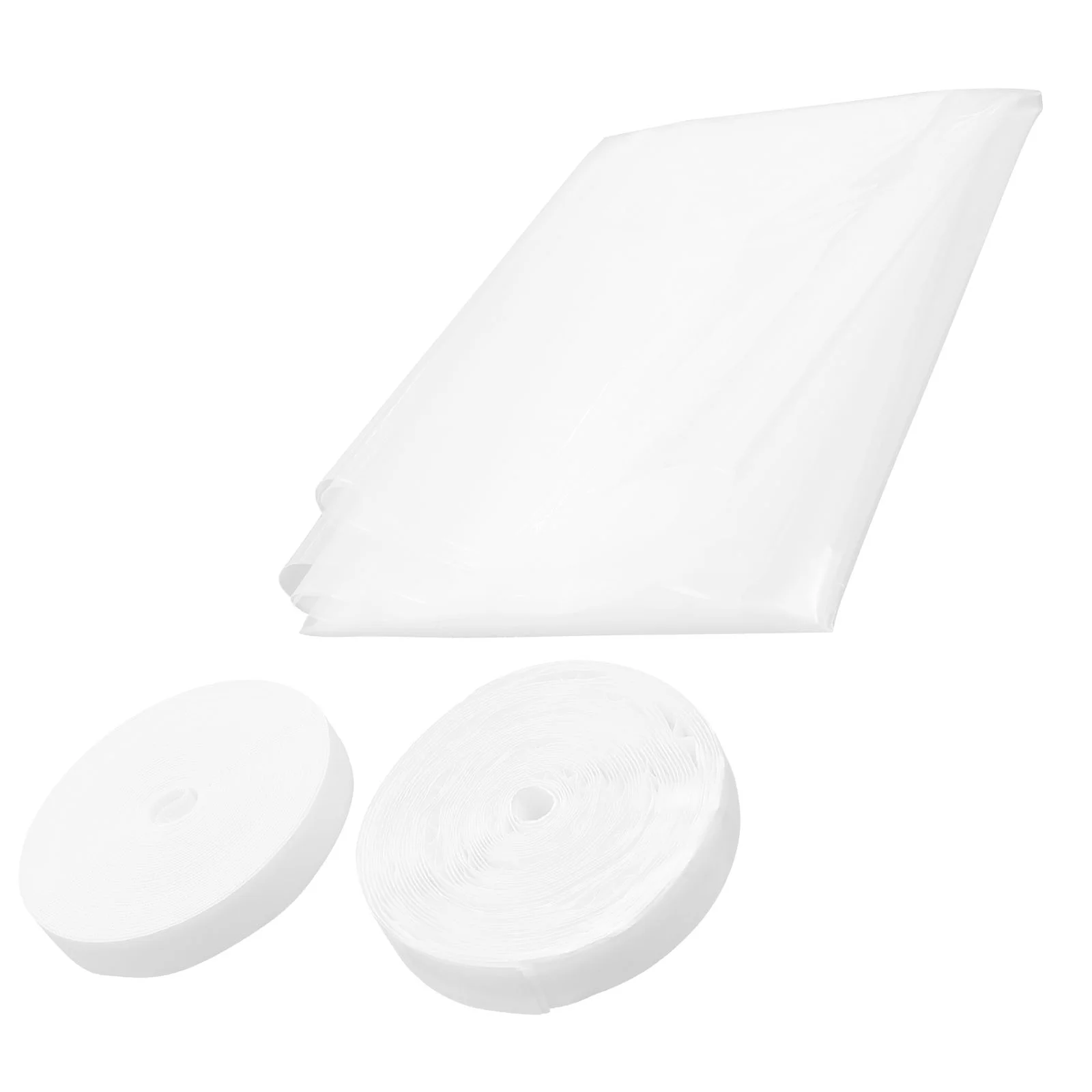 

Window Weather Protection Film Double Layer Curtains Thermal Window Coverings Suite Winter Window Insulation Pvc Attic Vent