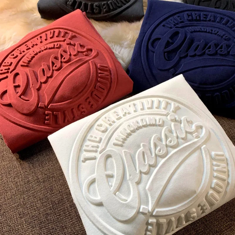 Винтажная Мужская футболка из чистого хлопка с короткими рукавами модная