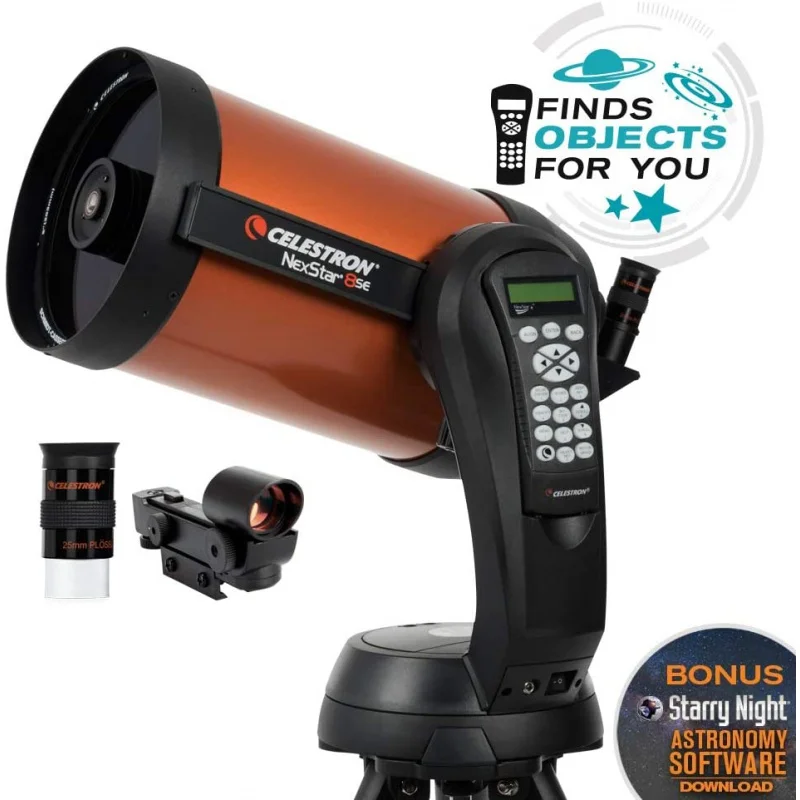 

Celestron NexStar 8SE 203mm F/10 Schmidt-Cassegrain GoTo Astronomical Telescope For Planets Deep Space AstroPhotograph #11069