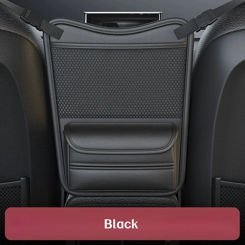 

Кожаное автокресло, средняя вешалка для хранения, автомобильный держатель для сумочки между сиденьями, подвесная коробка для салфеток, чашка для телефона, органайзер для карт